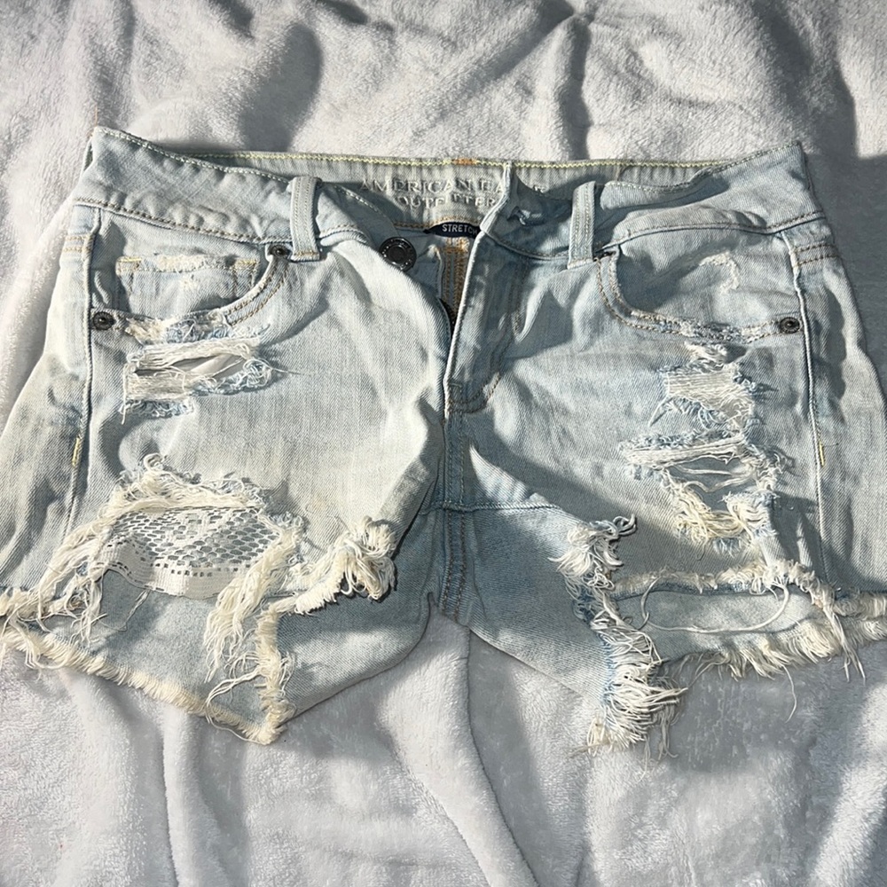 American eagle jean shorts